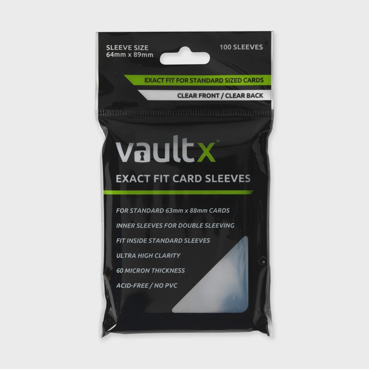 Vault X 100 Card Sleeves