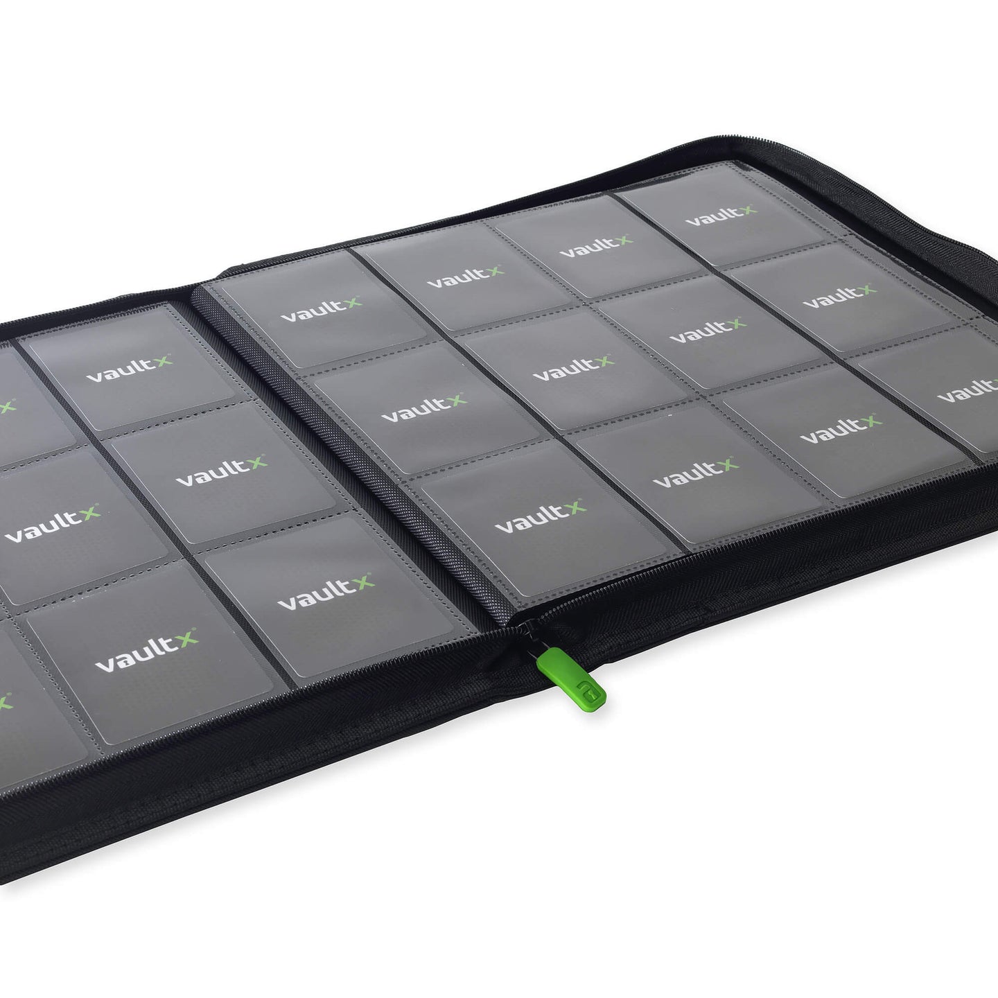 Vault-X 12-Pocket Sideloader Zip Binder (480 Card Capacity)